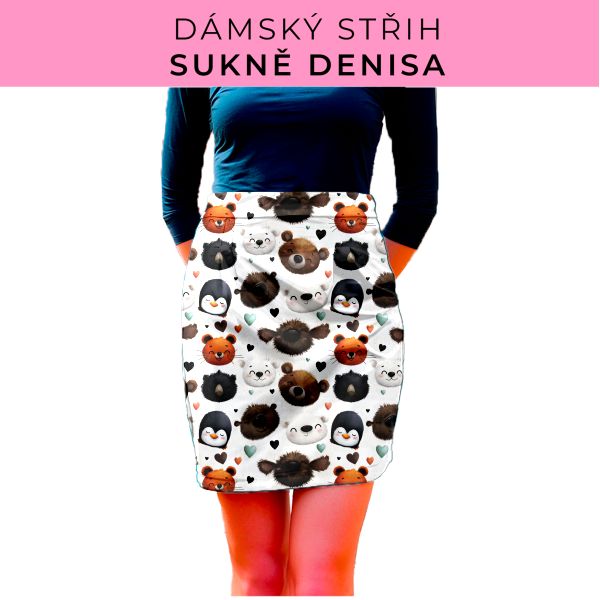 Dámský střih - Dámská sukně Denisa