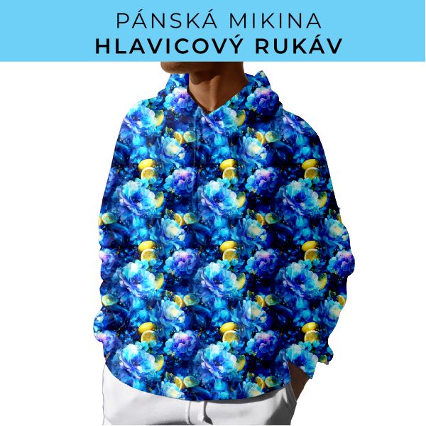 PÁNSKÝ střih - mikina s kapucí
