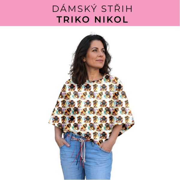 Dámský střih -  triko Nikol