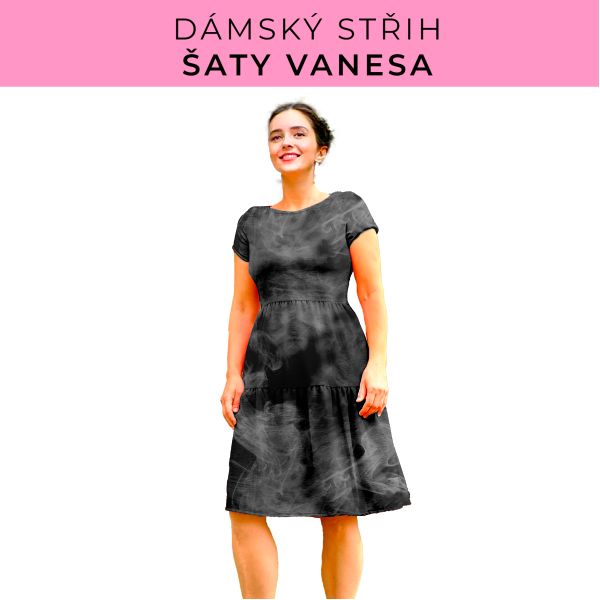 Dámský střih šaty Vanesa