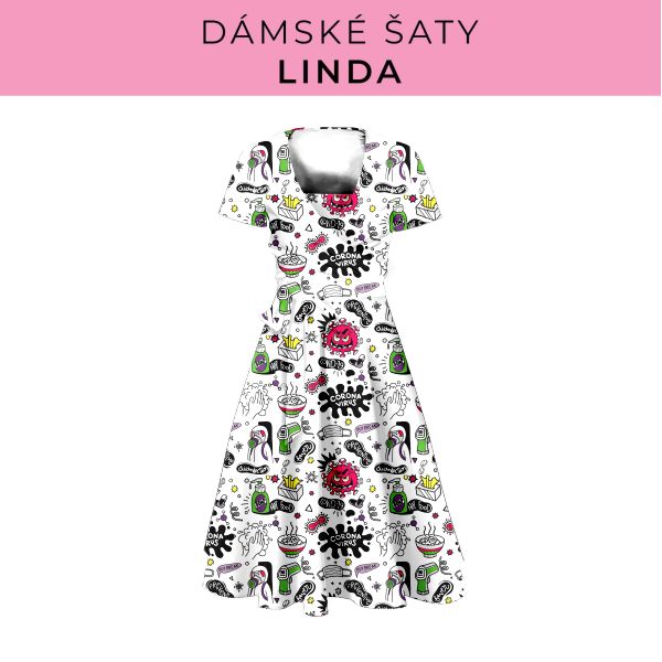 DÁMSKÝ střih - šaty Linda