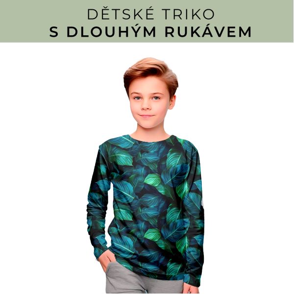 DĚTSKÝ střih - triko dlouhý rukáv