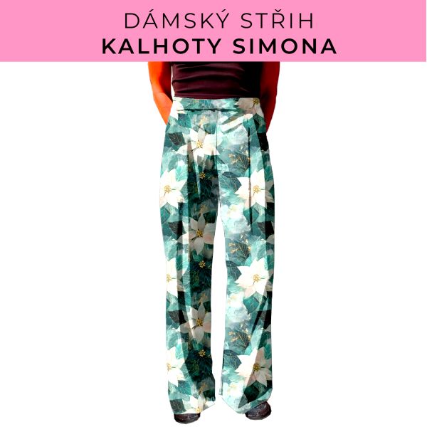 Dámský střih - kalhoty Simona