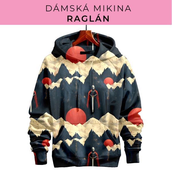 DÁMSKÝ střih - mikina raglán