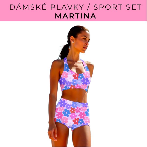 Dámský střih - plavky / sportovní set Martina