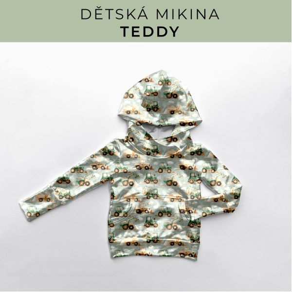 DĚTSKÝ střih - Mikina Teddy
