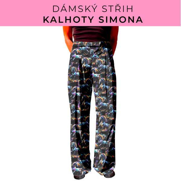 Dámský střih - kalhoty Simona