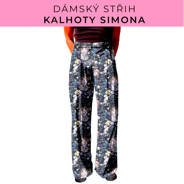 Dámský střih - kalhoty Simona