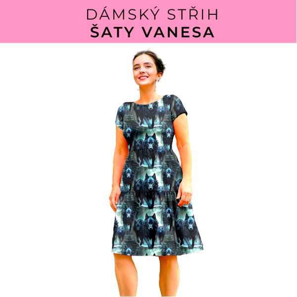 Dámský střih šaty Vanesa