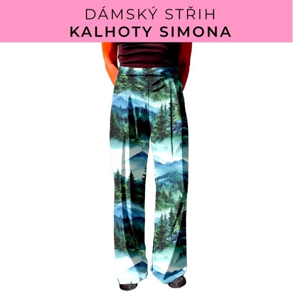 Dámský střih - kalhoty Simona