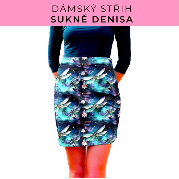 Dámský střih - Dámská sukně Denisa