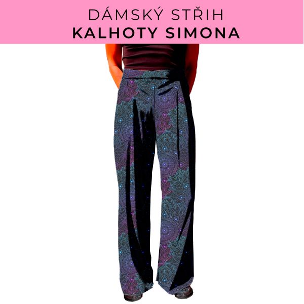 Dámský střih - kalhoty Simona