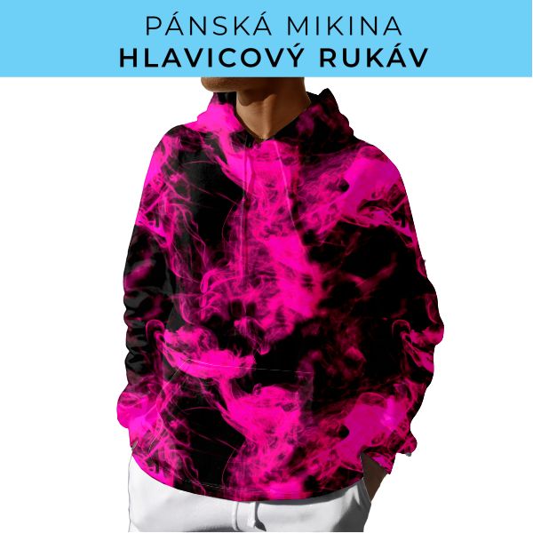 PÁNSKÝ střih - mikina s kapucí