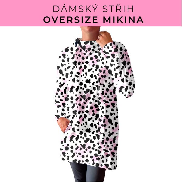 DÁMSKÝ střih - Oversize mikina