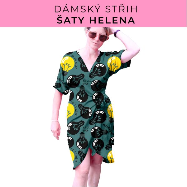 Dámský střih na šaty  Helena