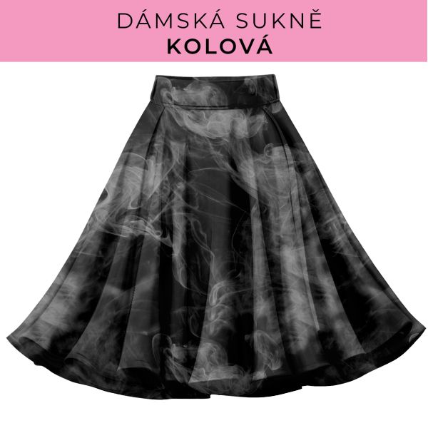 DÁMSKÝ střih - Kolová sukně