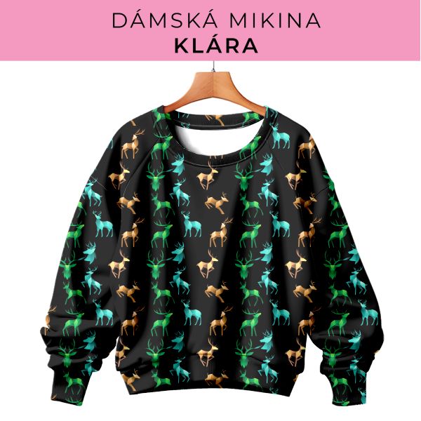 DÁMSKÝ střih - mikina Klára