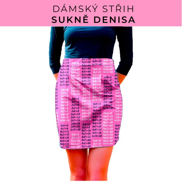 Dámský střih - Dámská sukně Denisa