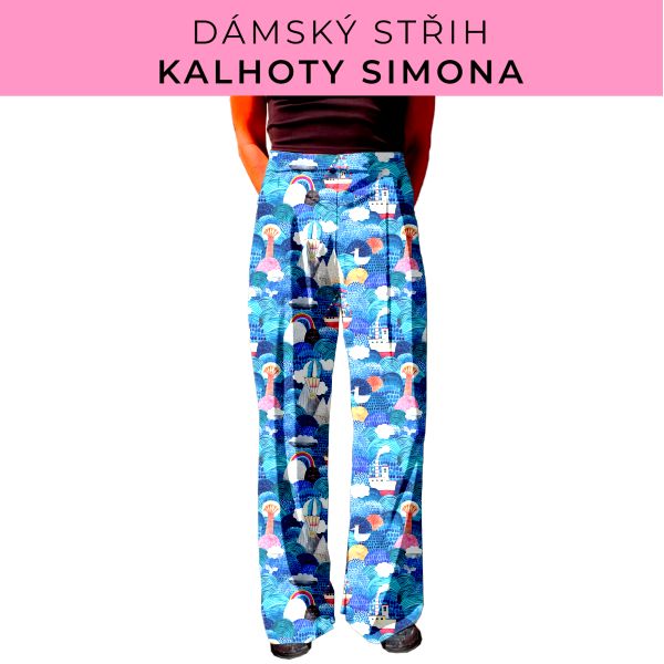 Dámský střih - kalhoty Simona