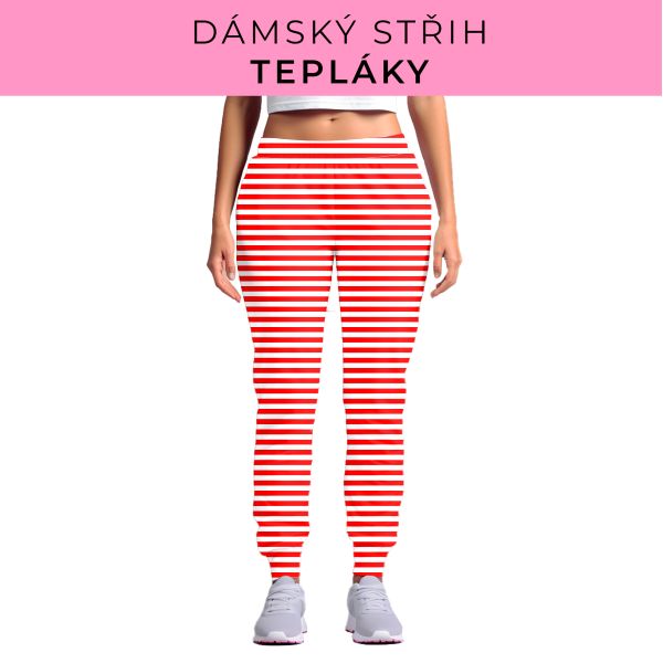 DÁMSKÝ střih - tepláky