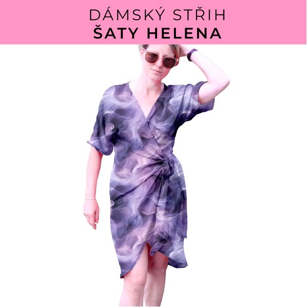 Dámský střih na šaty  Helena