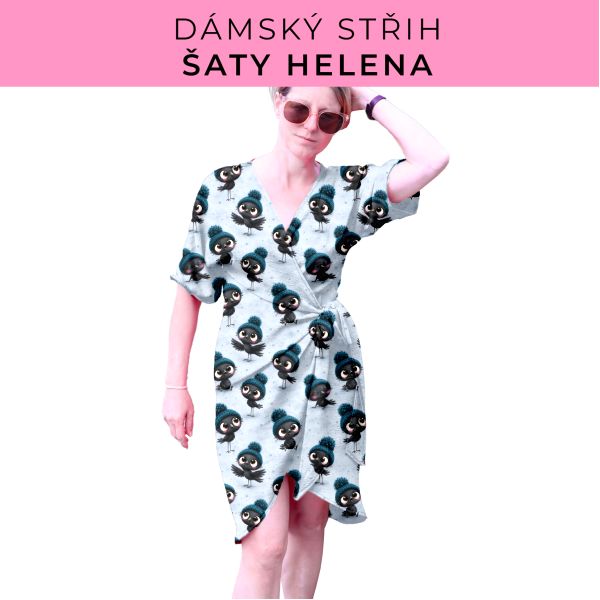 Dámský střih na šaty  Helena