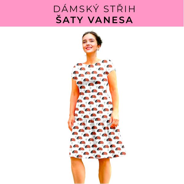 Dámský střih šaty Vanesa