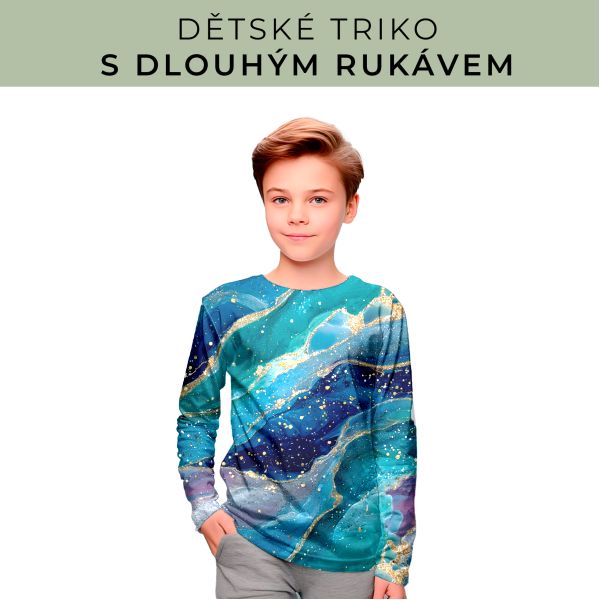 DĚTSKÝ střih - triko dlouhý rukáv
