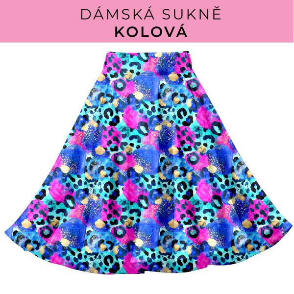 DÁMSKÝ střih - Kolová sukně