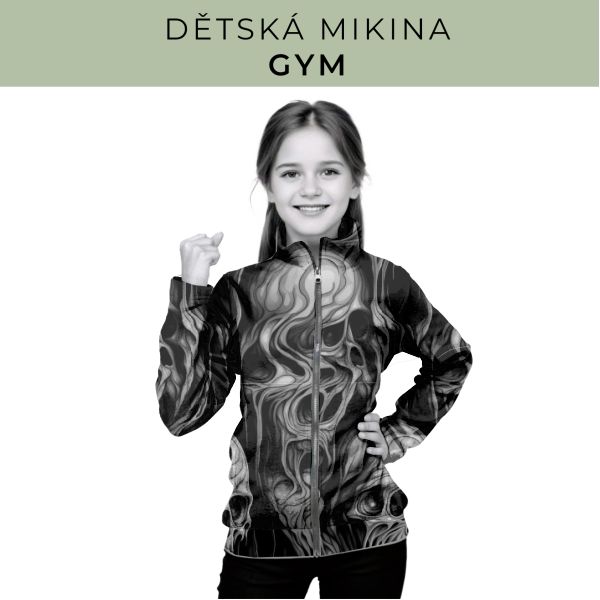 Dětská střih - mikina GYM