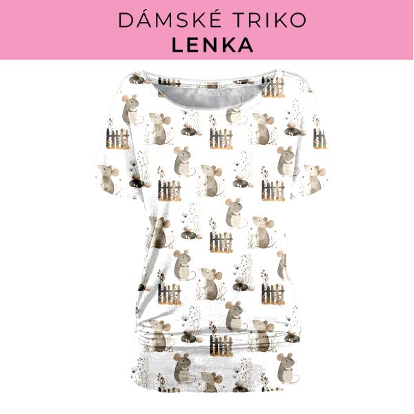 DÁMSKÝ střih - Triko Lenka