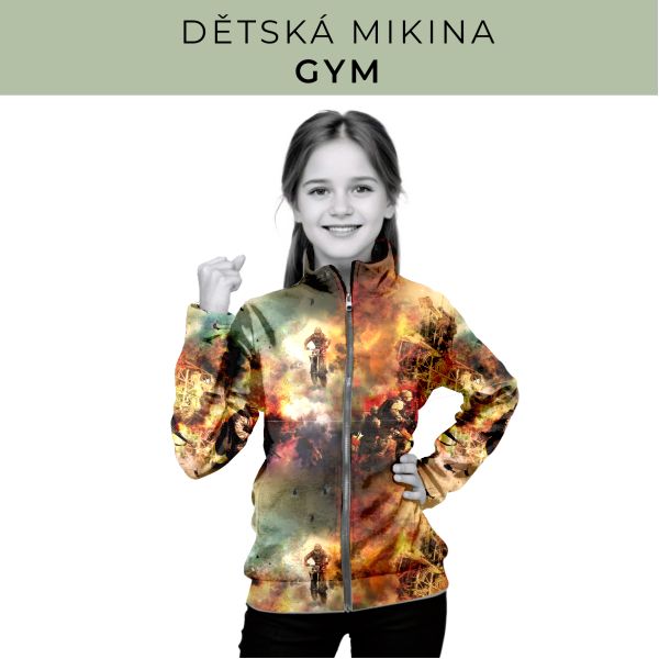 Dětská střih - mikina GYM