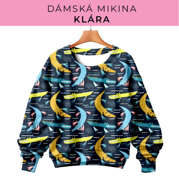 DÁMSKÝ střih - mikina Klára