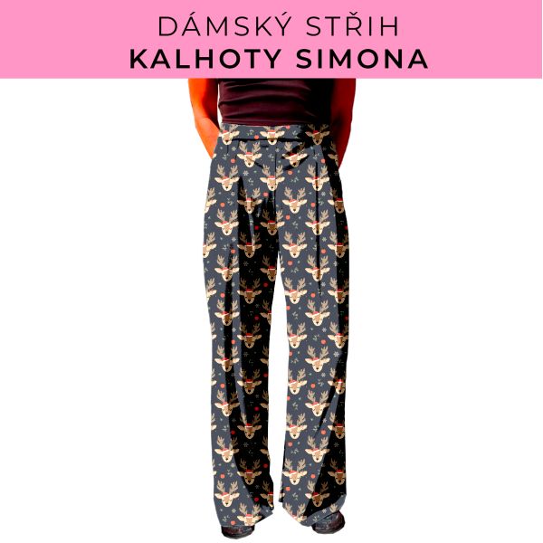 Dámský střih - kalhoty Simona
