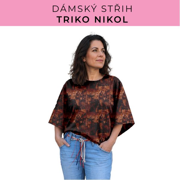 Dámský střih -  triko Nikol