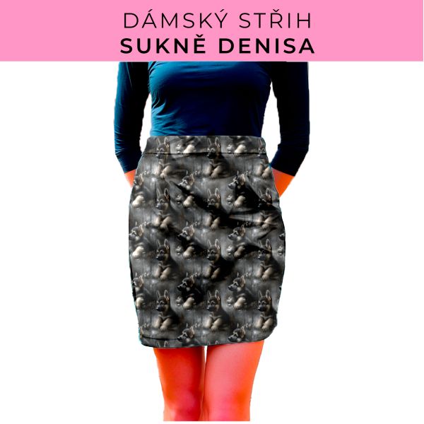 Dámský střih - Dámská sukně Denisa