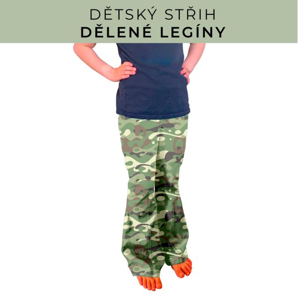 Dětský střih - Dělené legíny