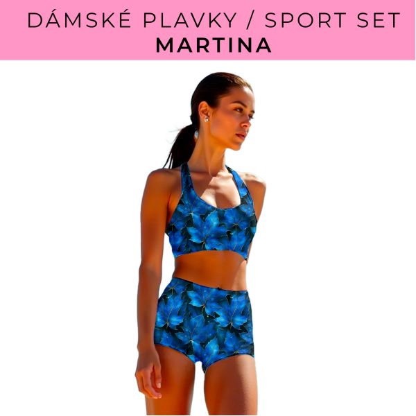 Dámský střih - plavky / sportovní set Martina