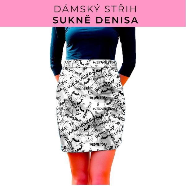 Dámský střih - Dámská sukně Denisa