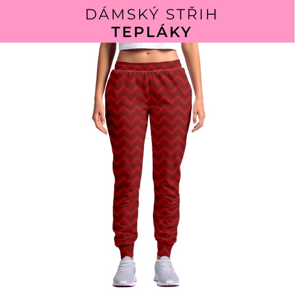 DÁMSKÝ střih - tepláky