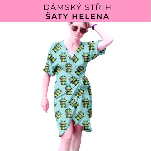 Dámský střih na šaty  Helena