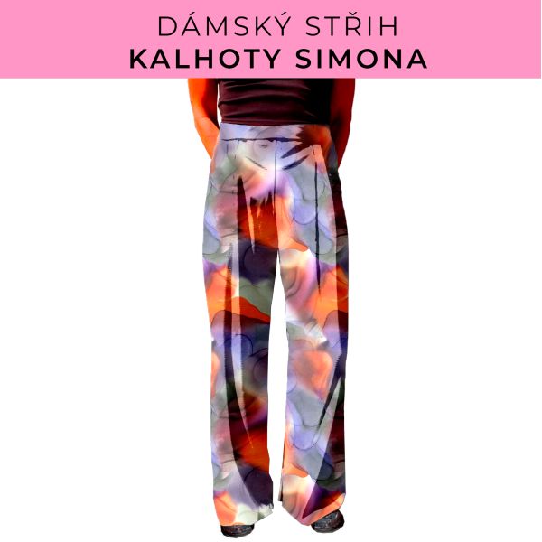 Dámský střih - kalhoty Simona