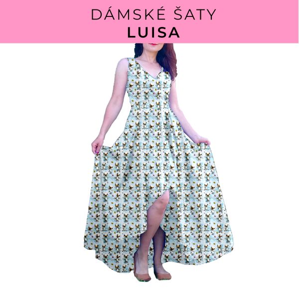 DÁMSKÝ střih - šaty Luisa