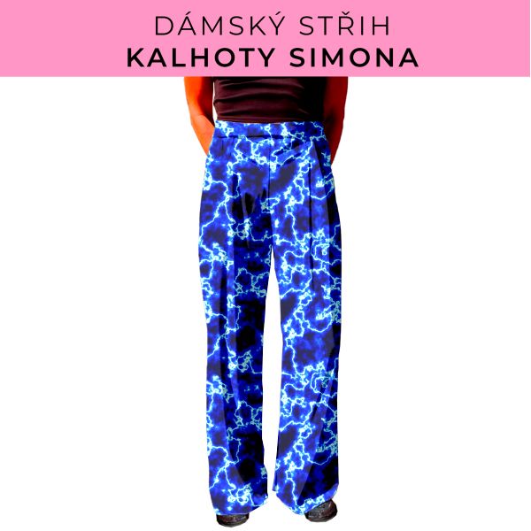 Dámský střih - kalhoty Simona