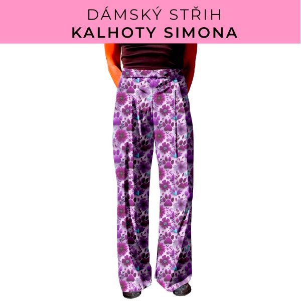 Dámský střih - kalhoty Simona