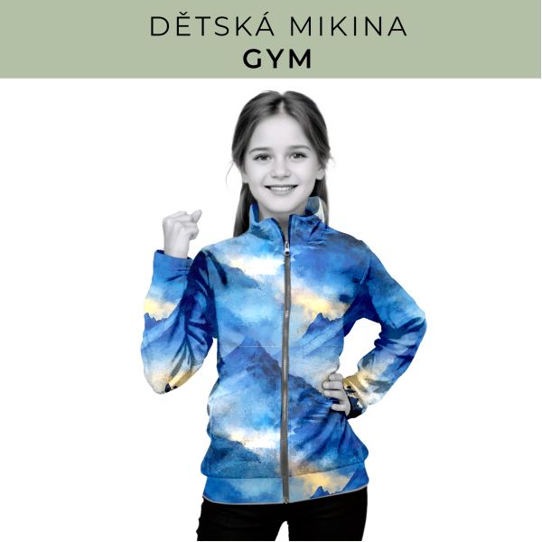 Dětská střih - mikina GYM
