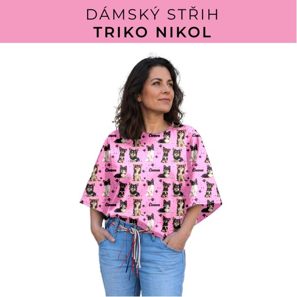Dámský střih -  triko Nikol