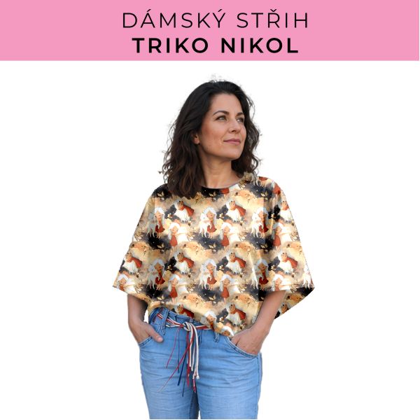 Dámský střih -  triko Nikol