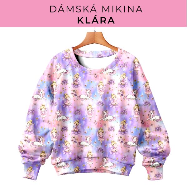 DÁMSKÝ střih - mikina Klára