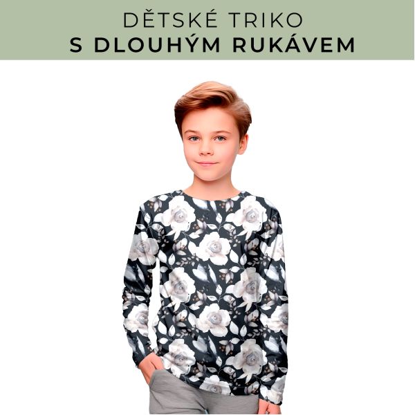 DĚTSKÝ střih - triko dlouhý rukáv